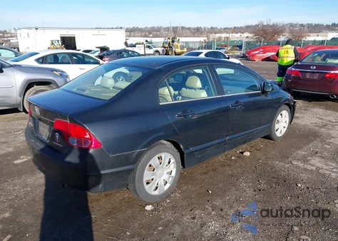 2006 Honda Civic Lx z USA, uszkodzony, nr VIN 1HGFA165X6L099158